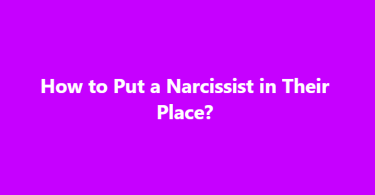 narcissist